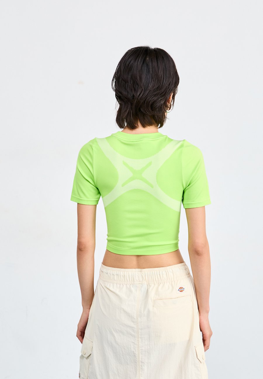 Футболка Adidas Originals SEAMLESS TEE, Signal Green/Green — фото 3