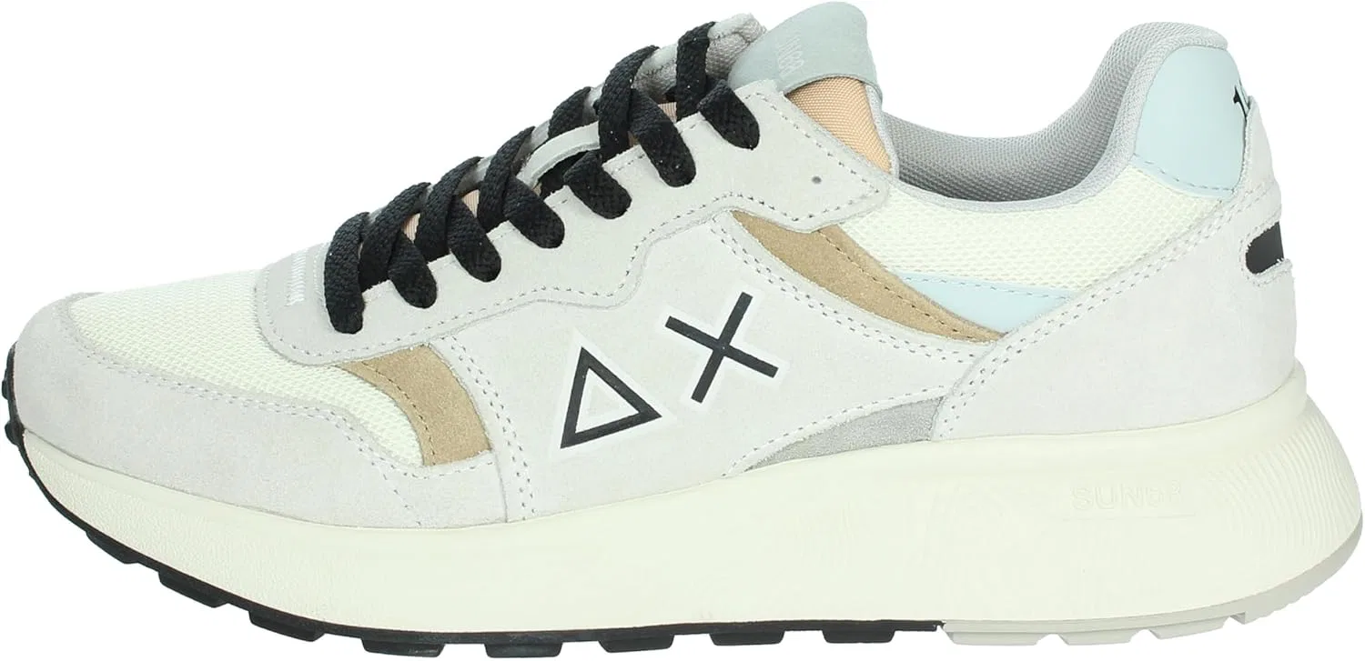 SUN68 Кроссовки для папы унисекс Sunday Dad Trainers, Bianco Panna
