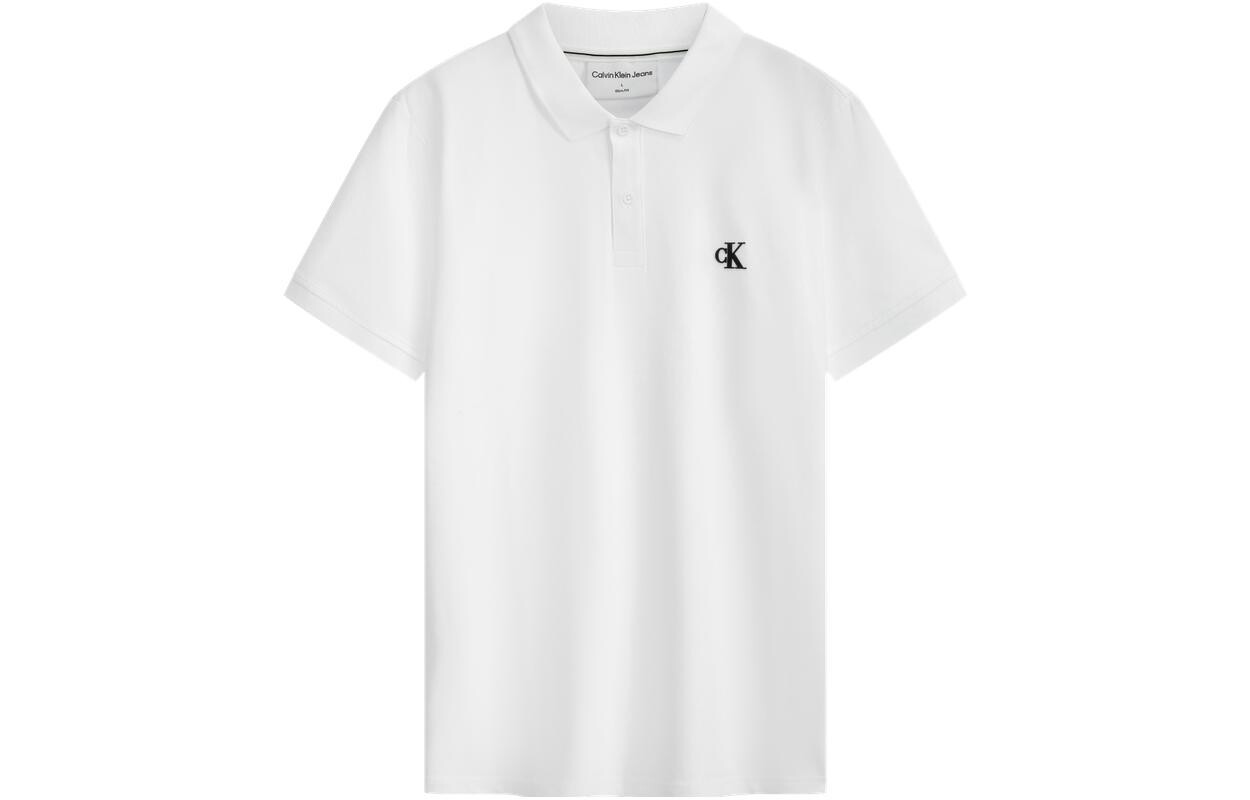 

Рубашка поло мужская Moon White Calvin Klein, белый