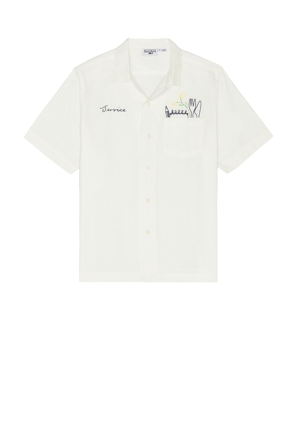 

Футболка с коротким рукавом Necessities от Service Works, off white