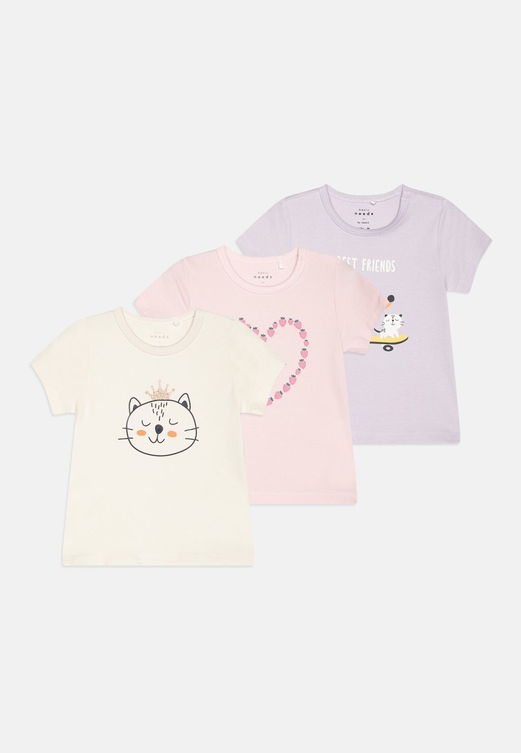 

Футболка базовая NBFVUBIE BOX 3 PACK Name it, цвет jet stream