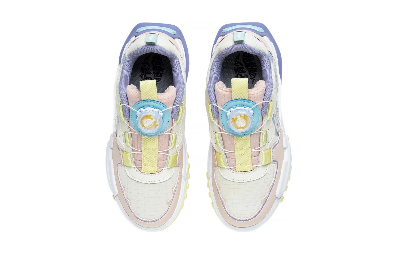 Кроссовки LINING YOUNG Sports Life Collection Kids Lifestyle Shoes GS Low-top Grey/pink/purple — фото 4
