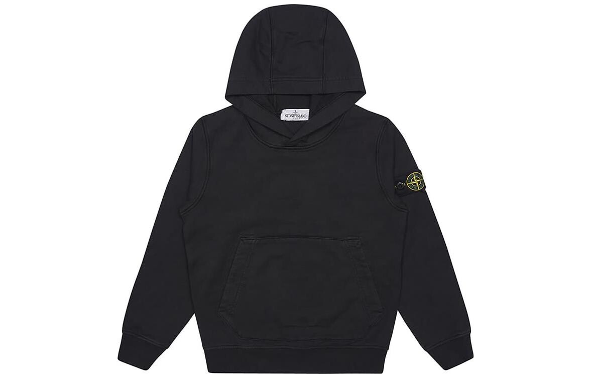 

STONE ISLAND Детский свитшот, цвет Black