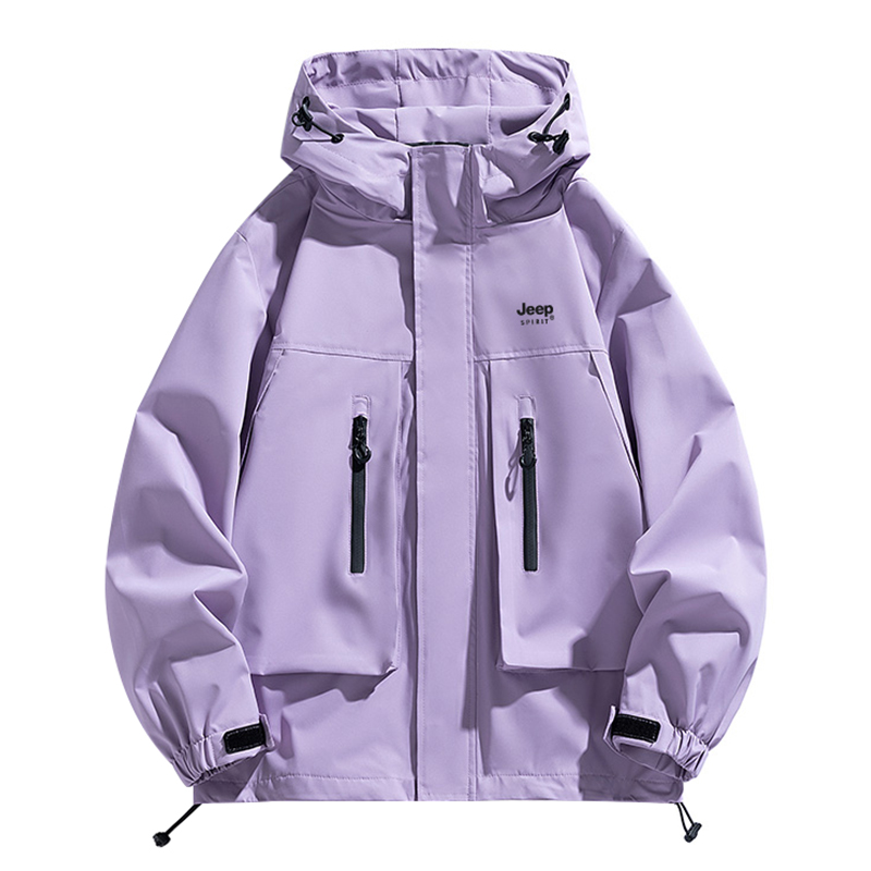 

JEEP SPIRIT Ветровка унисекс с защитой от ультрафиолета дышащая износостойкая, Purple