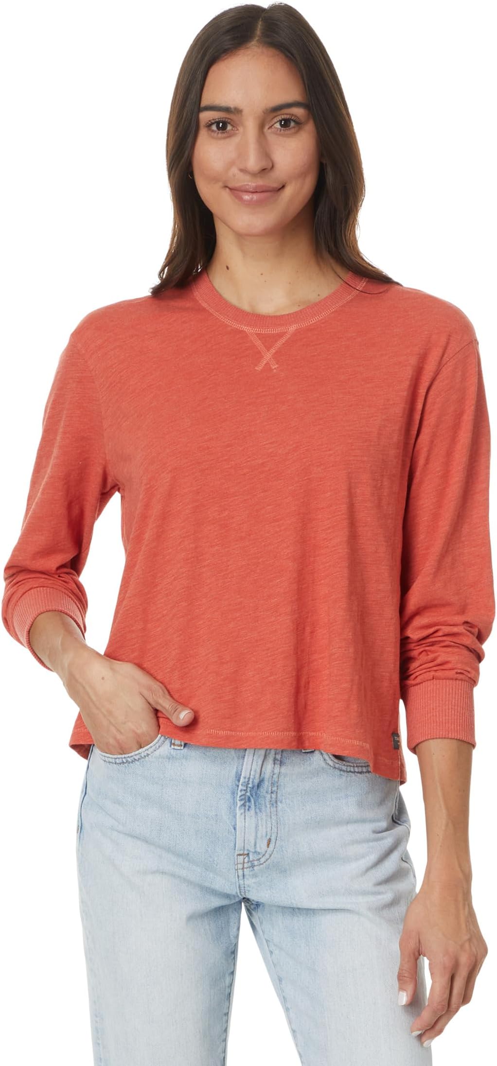

Футболка Toad&Co Boundless Jersey Long Sleeve Tee, цвет Harvest