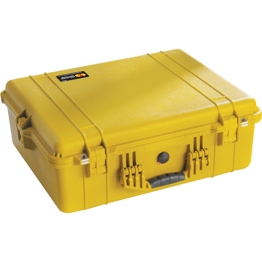 

Большой кейс Pelican 1600NF без пенопласта (желтый)