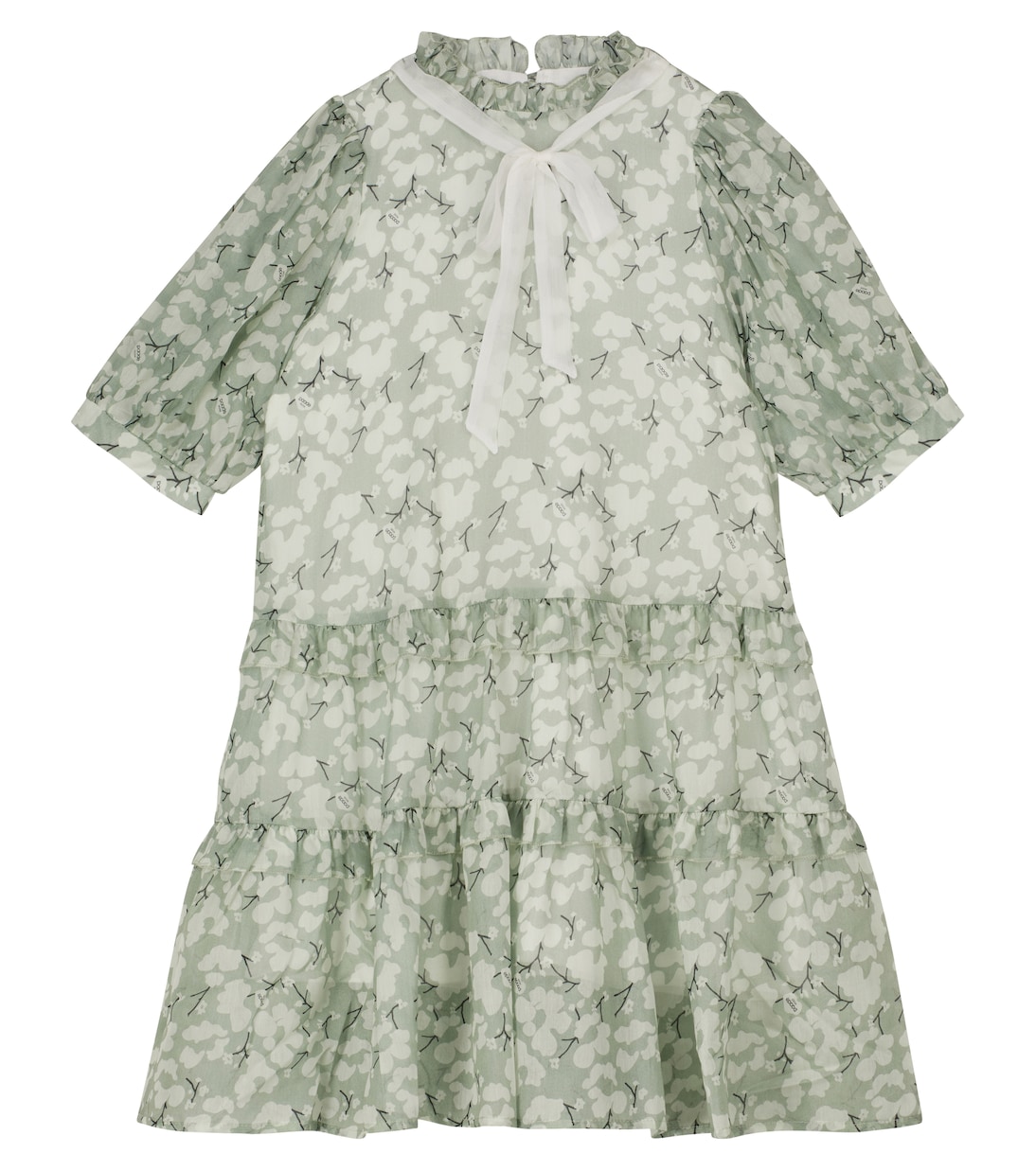 

Платье из хлопка и шелка с цветочным принтом Paade Mode, Snowberry Mint