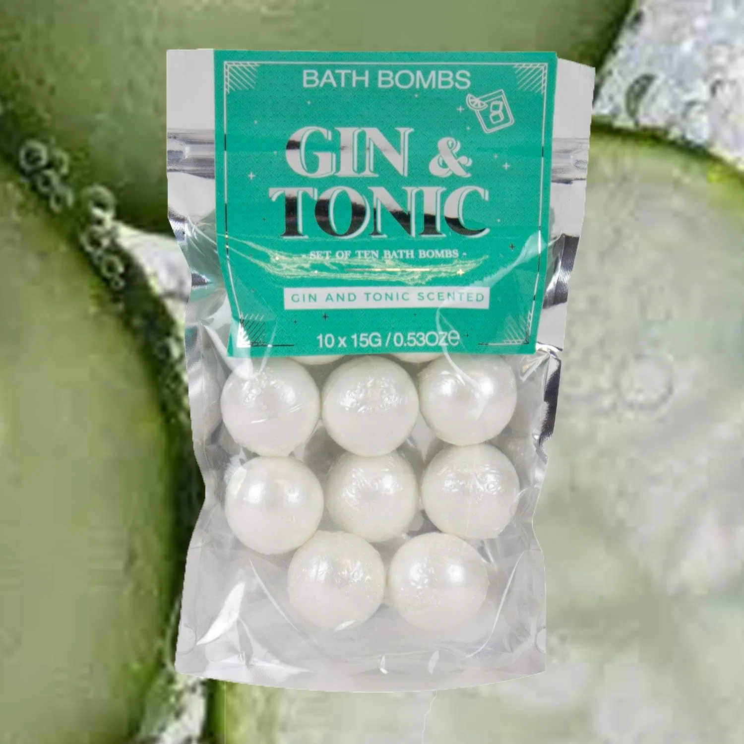 Набор бомбочек для ванны «Gin and Tonic», 10 шт. Gift Republic — фото 3