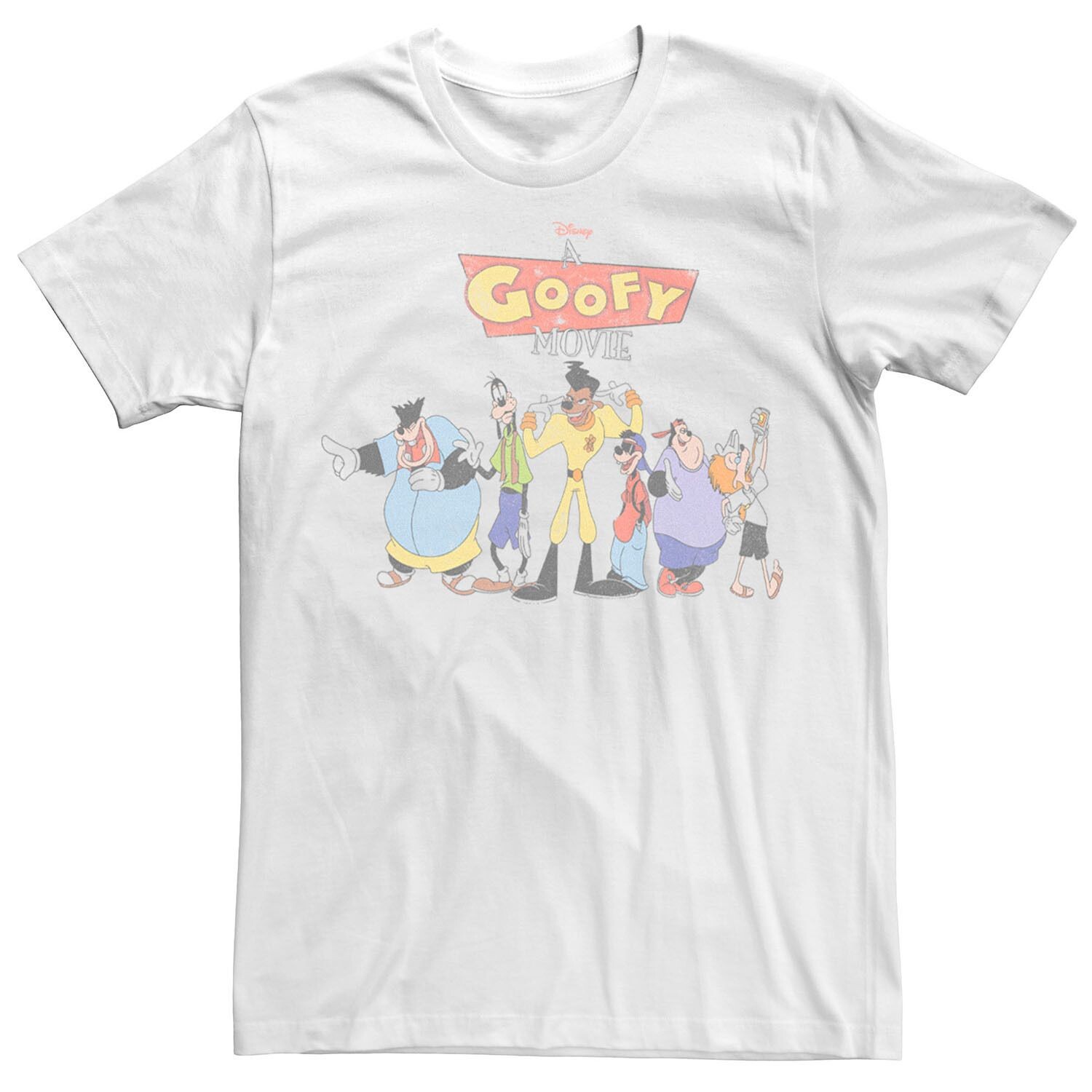 

Мужская футболка Disney's A Goofy Movie Group Shot Licensed Character