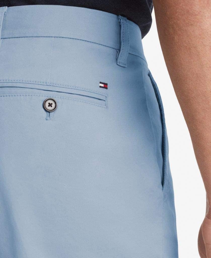 Мужские повседневные эластичные шорты-чиносы Tommy Hilfiger длиной 9 дюймов, Captain'S Blue Hilfiger — фото 3