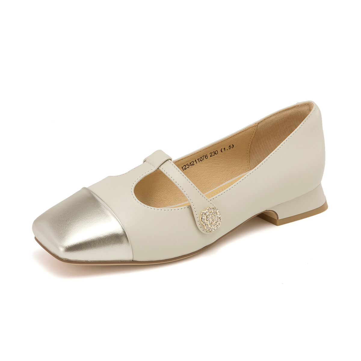 

Туфли женские повседневные Women's Casual Shoes Women's Aokang, цвет Black/Gold