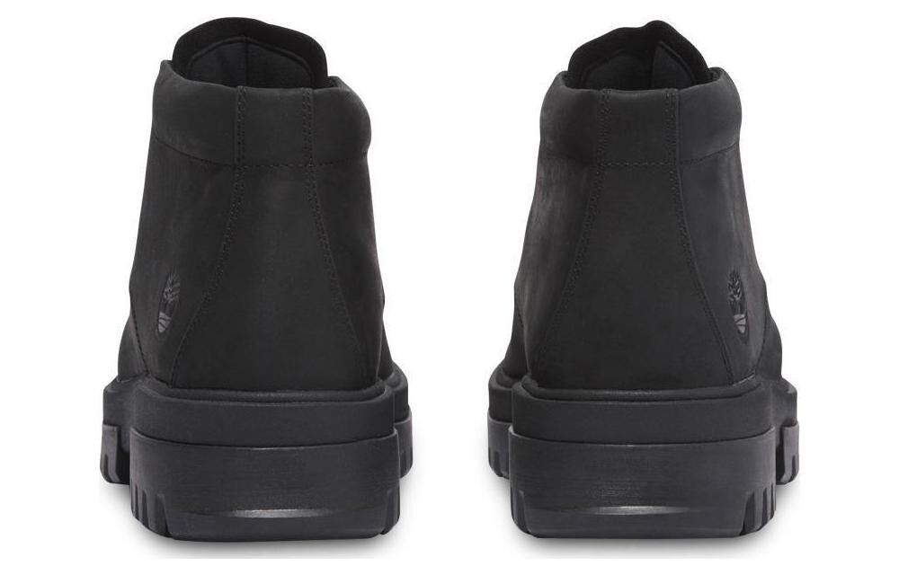 Мужские уличные ботинки Timberland на толстой рифленой подошве, черный — фото 3
