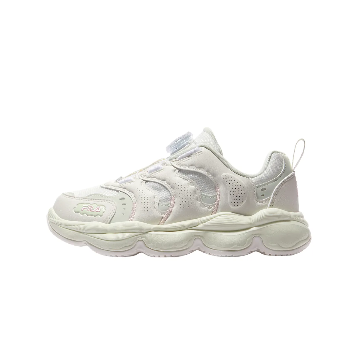 FILA Детские повседневные кроссовки mid-top из синтетической кожи и дышащего текстиля Heritage FHT
