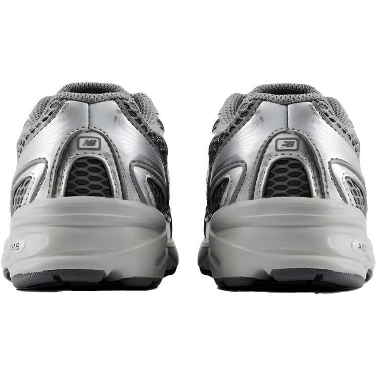 Низкие кроссовки NB 740 для детей. Детская обувь. New Balance, серебряный/серый — фото 3