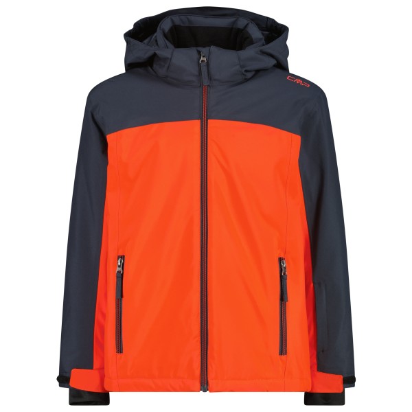 

Куртка для мальчика с капюшоном на кнопках, твил - горнолыжная куртка Cmp, мультиколор