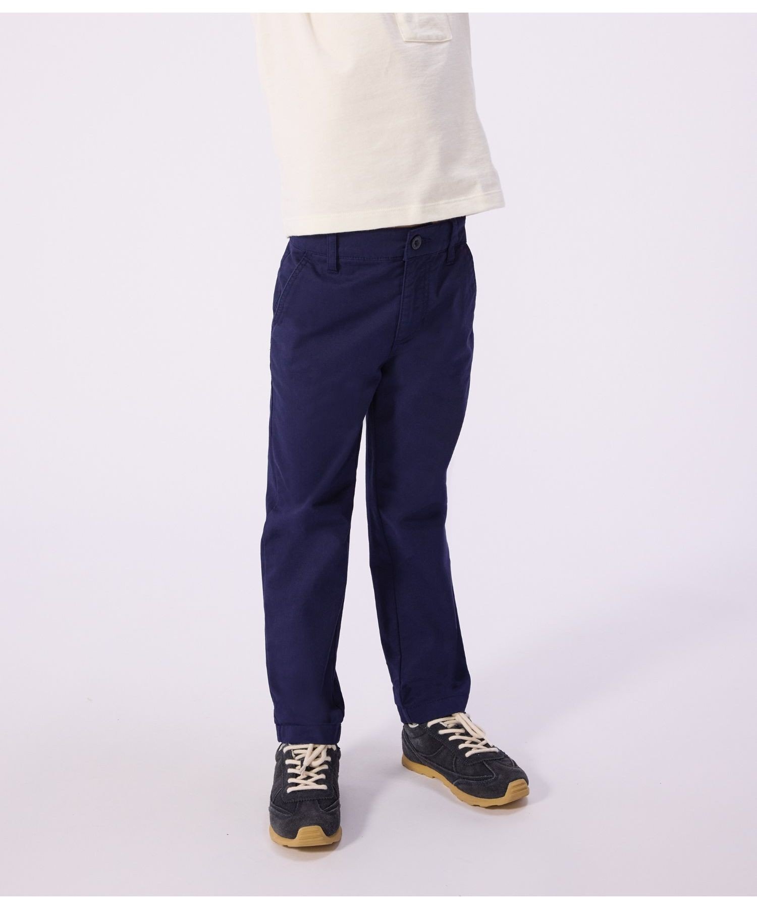 Брюки из саржи PETIT BATEAU, Blue — фото 2