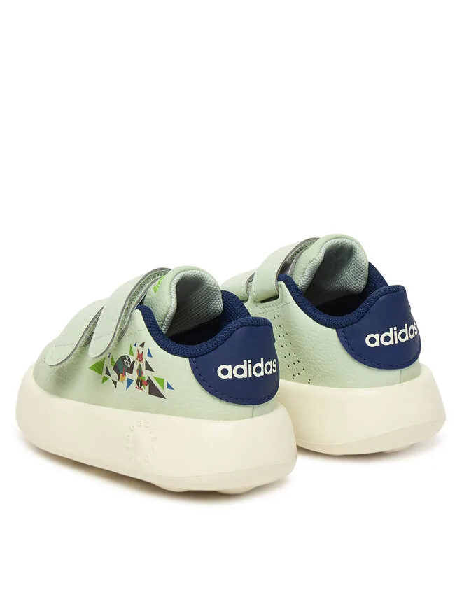 Adidas Кроссовки Disney Advantage JQ4376 зеленого цвета — фото 3