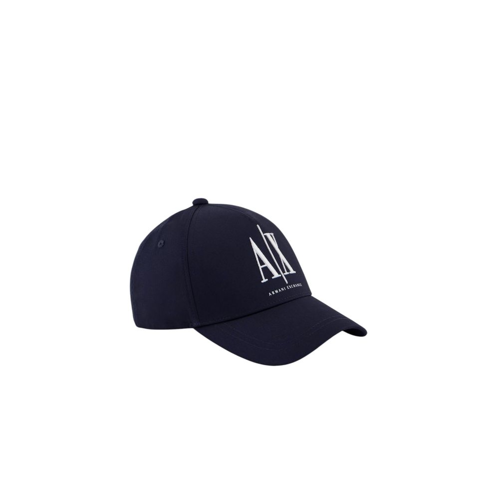 

Бейсболка Blue Cotton Caps Armani Exchange, синий