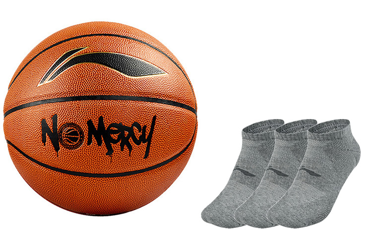 

LINING Коллекция CBA баскетбольный мяч PU коричневый размер 7 тренировочный соревновательный