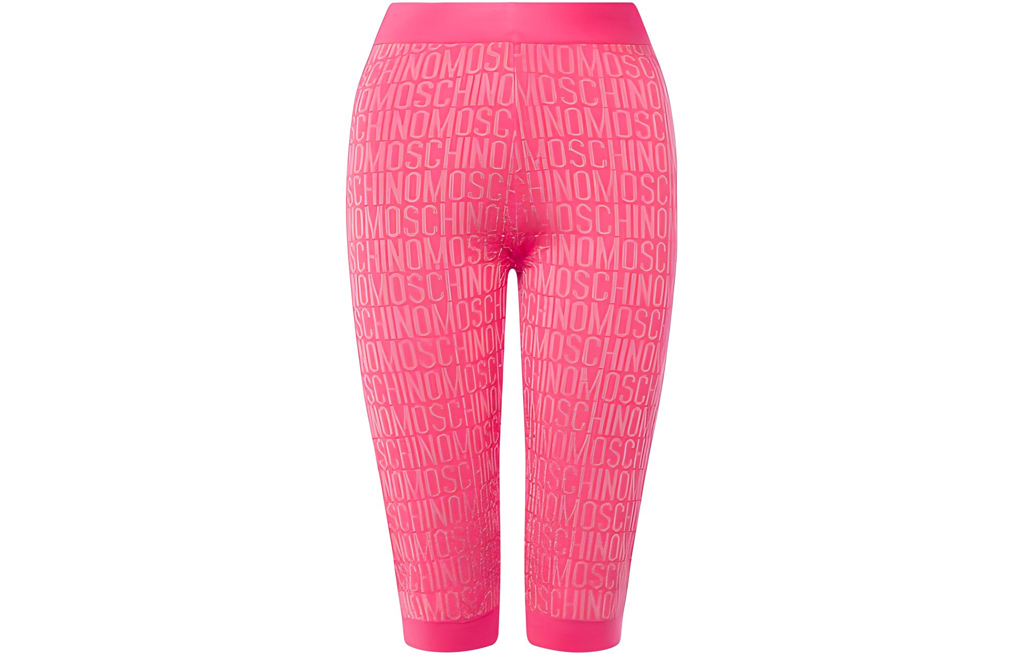 

MOSCHINO Леггинсы женские розовые