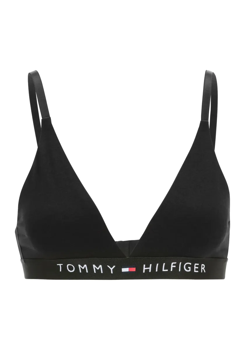 

Tommy Hilfiger Underwear Бюстгальтер без косточек "UNLINED TRIANGLE", с фирменным лейблом Tommy Hilfiger, черный