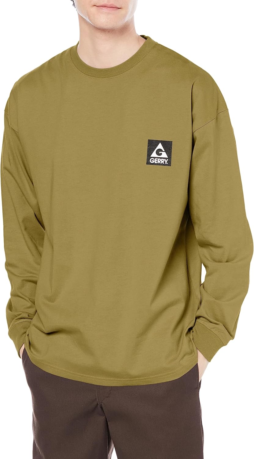 

Футболка improves GERRY эксклюзивная футболка с длинным рукавом и принтом для мужчин, хаки
