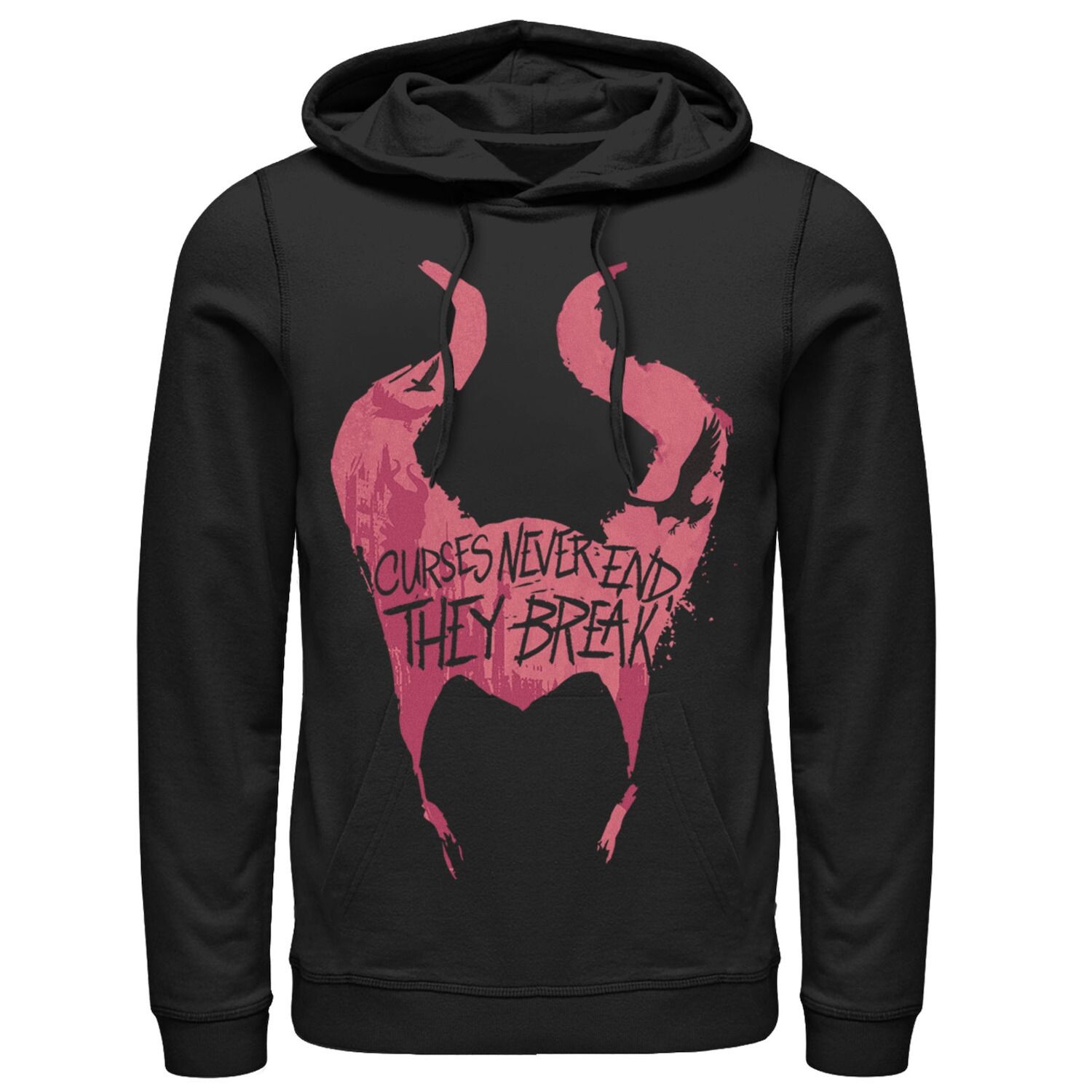 

Мужская толстовка с логотипом Disney Maleficent Red Hue