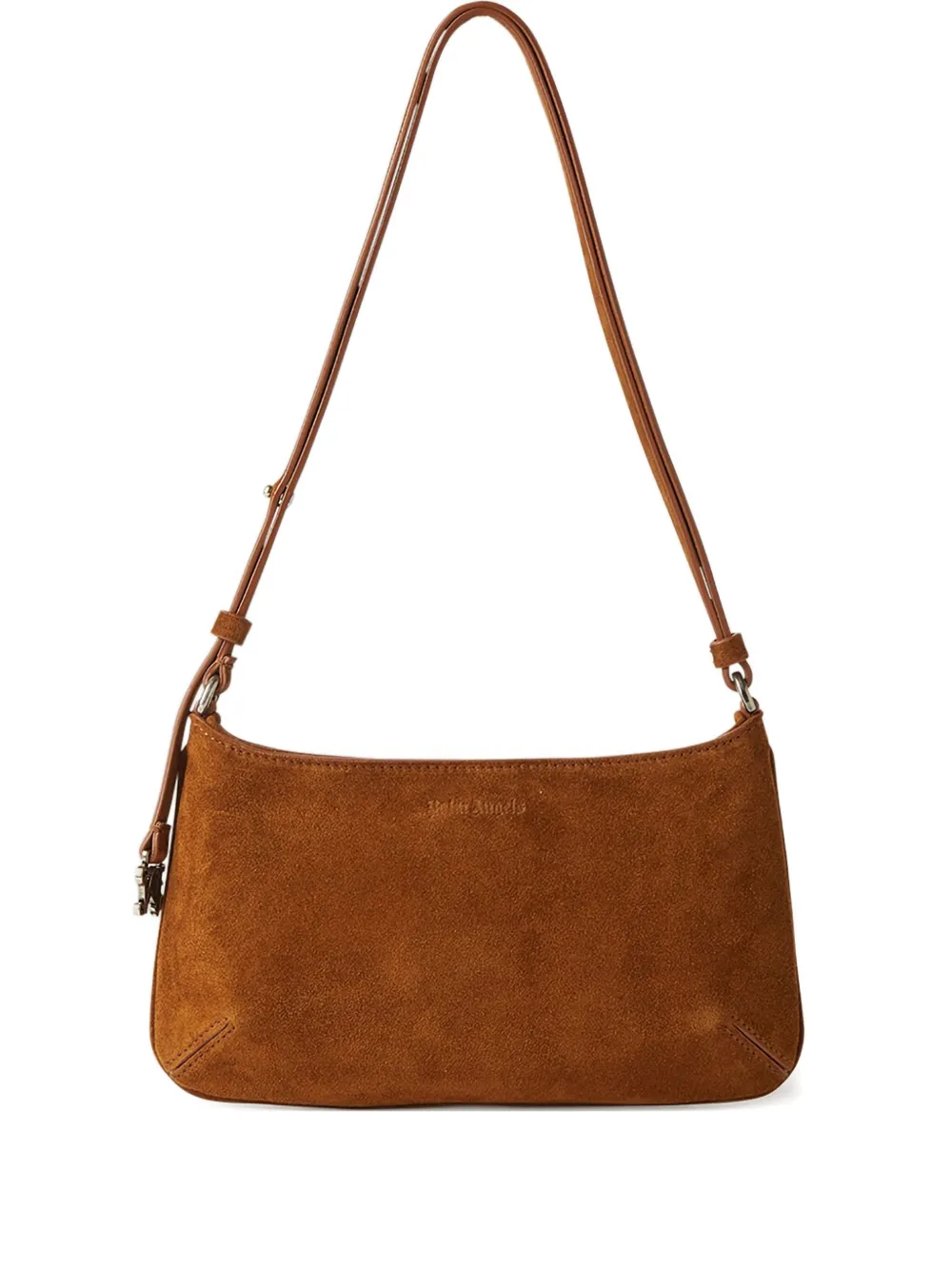 

Сумка на плечо из замши Giorgina Palm Angels, коричневый