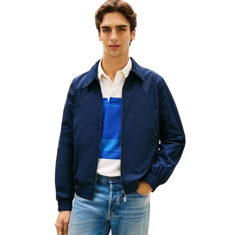 Пальто мужское синее Tommy Hilfiger — фото 4