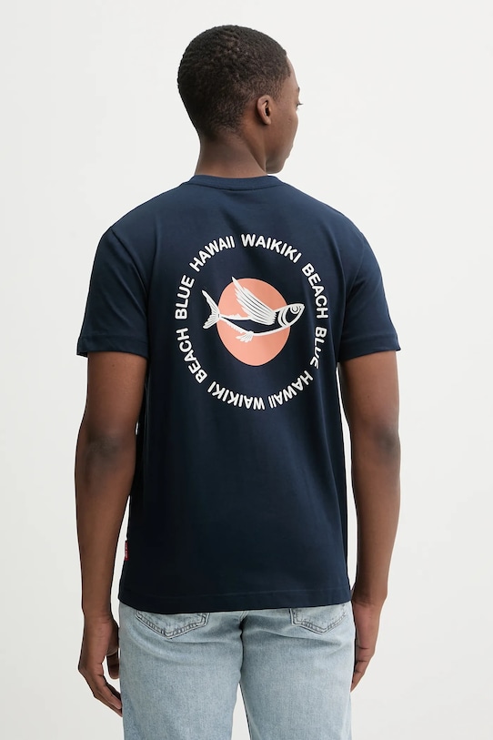 

Хлопковая футболка Joop!, темно-синий