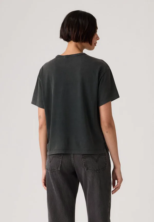 Винтажная футболка, базовая футболка Levi'S, Washed Black — фото 3