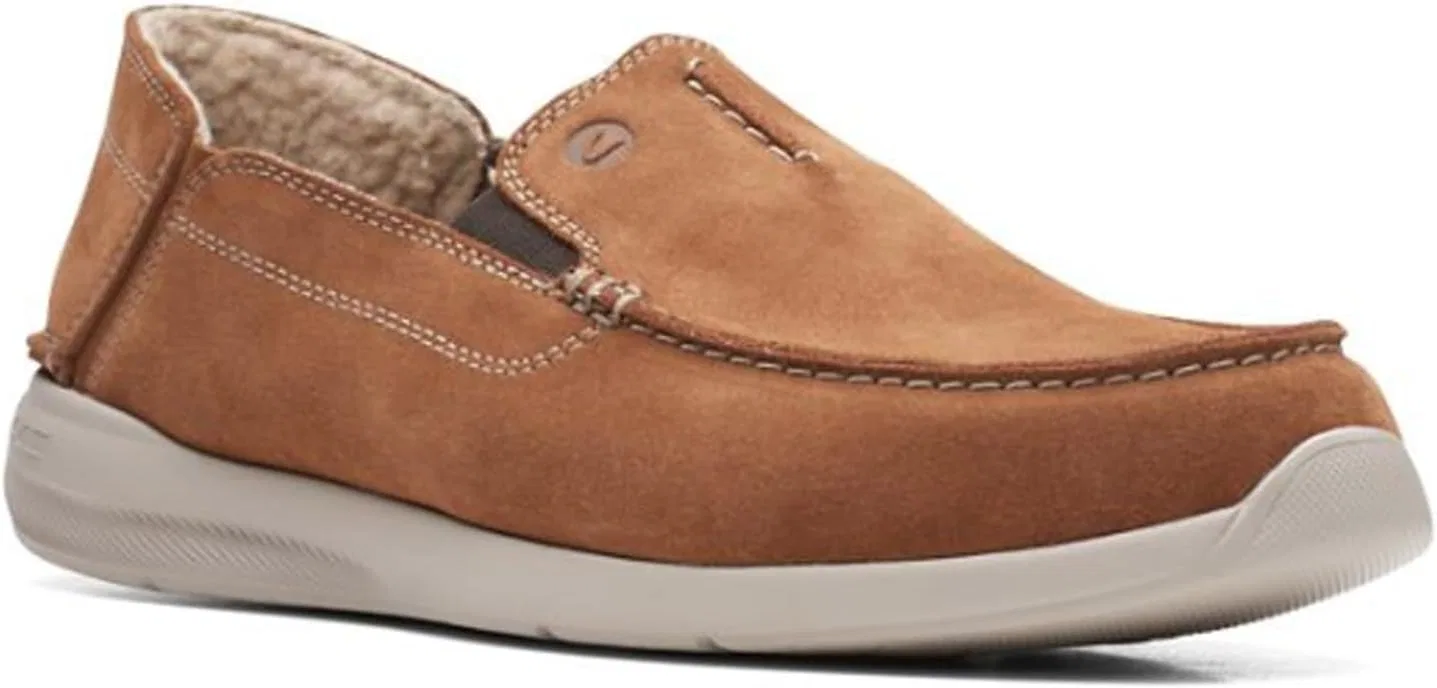 Мокасины Clarks, замша кола — фото 2