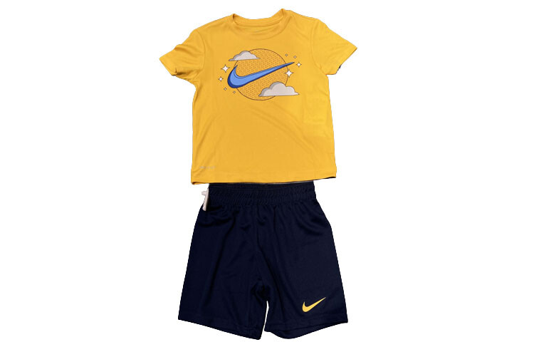 

Детская повседневная спортивная одежда Nike, цвет Yellow + black