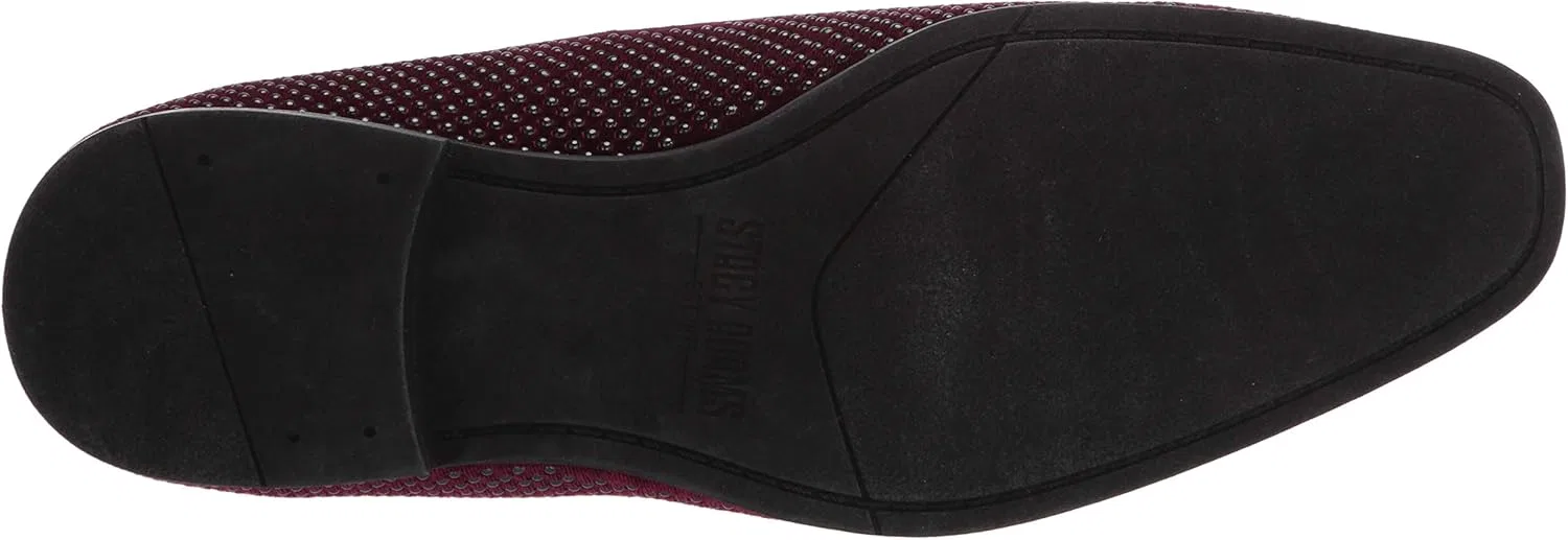 Мужские лоферы Stacy Adams Swagger Driving Style, Burgundy Black — фото 4