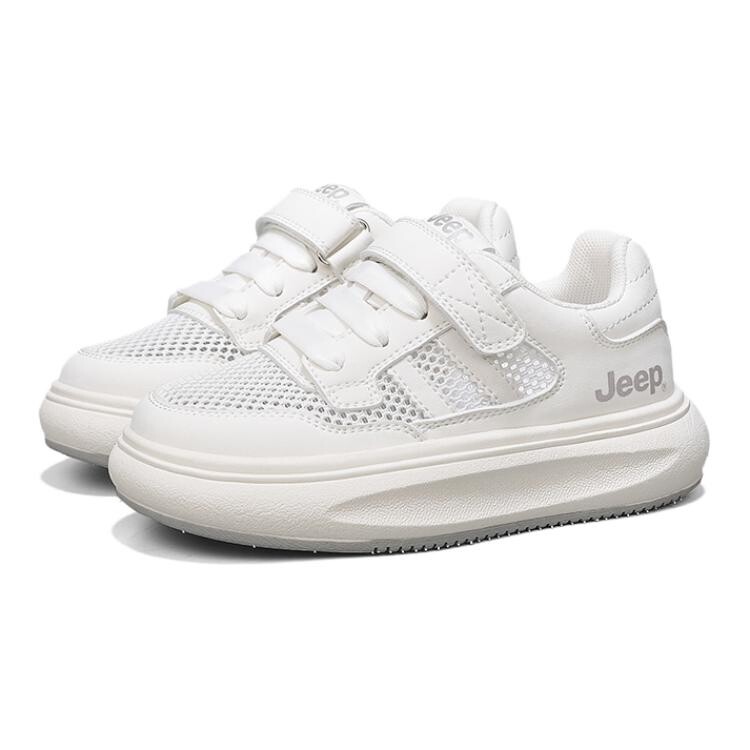 Детские кроссовки для скейтбординга Kids Low-top White Jeep, белый — фото 4