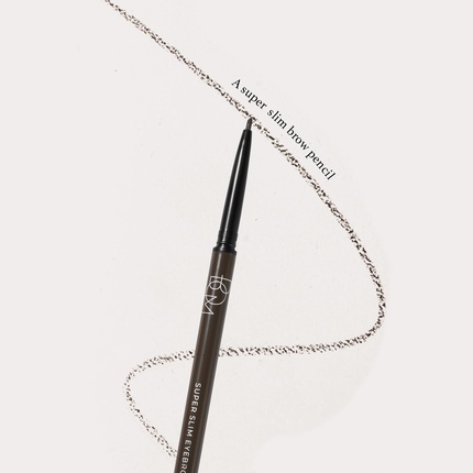 Карандаш для бровей Super Slim Eyebrow Defining Brow Pencil, 01 г, угольно-коричневый, 15 мм. Bom — фото 2