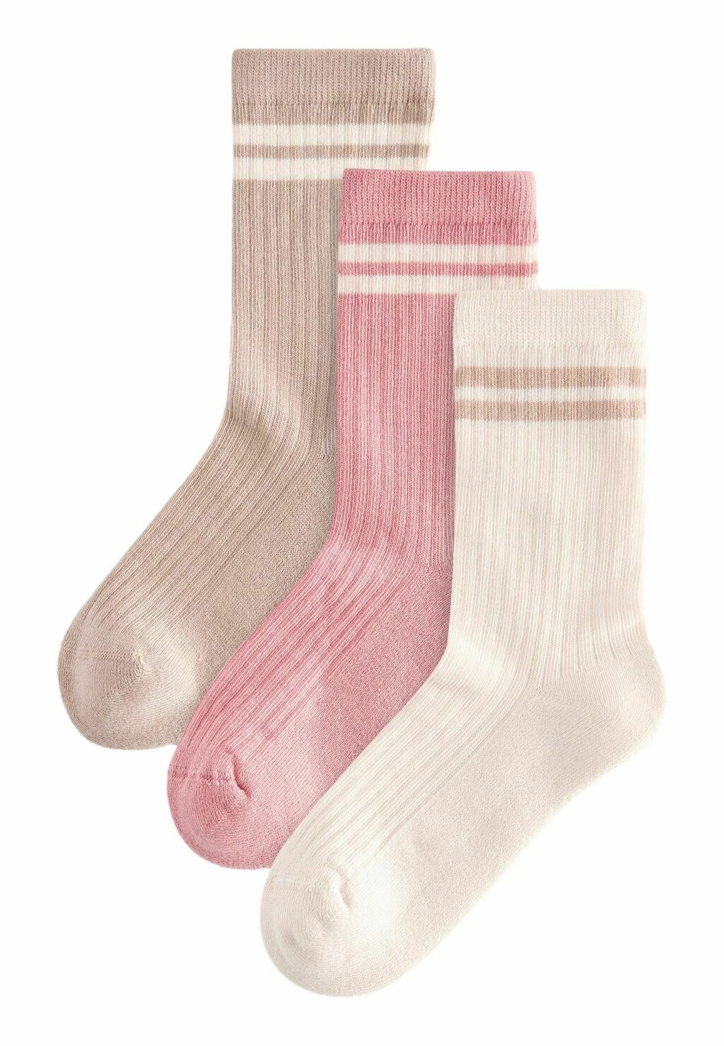 

Носки Rich Cushioned Footbed Ankle 3 Pack Next, цвет neutral