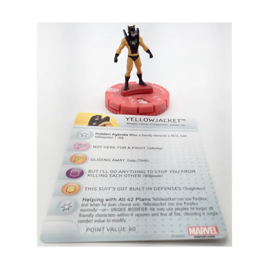 

Желтый жакет #010 (С), Marvel HeroClix - Civil War Organized Play - Singles