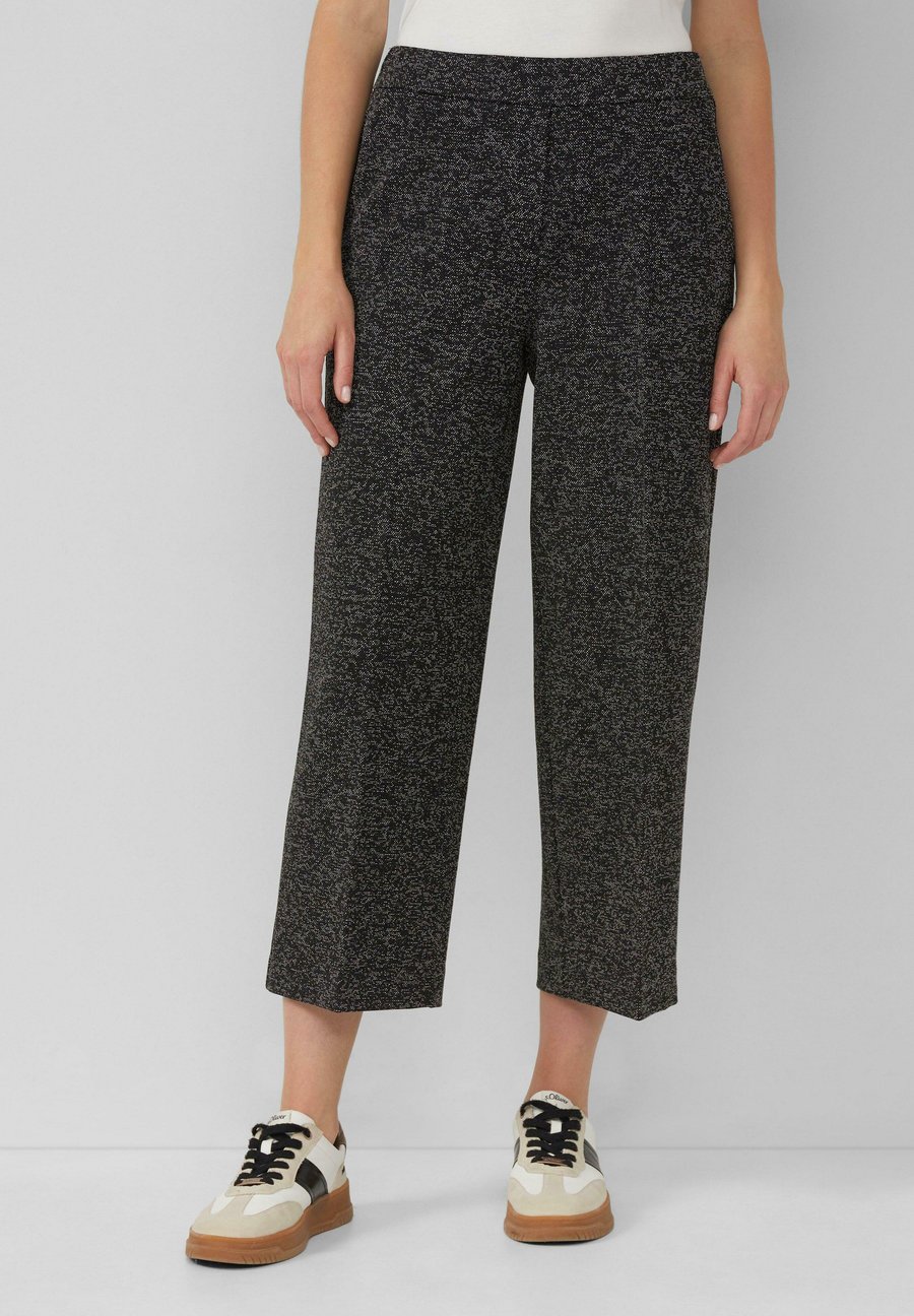 

Брюки s.Oliver ELASTISCHE CULOTTE MIT WIDE , Schwarz/Black