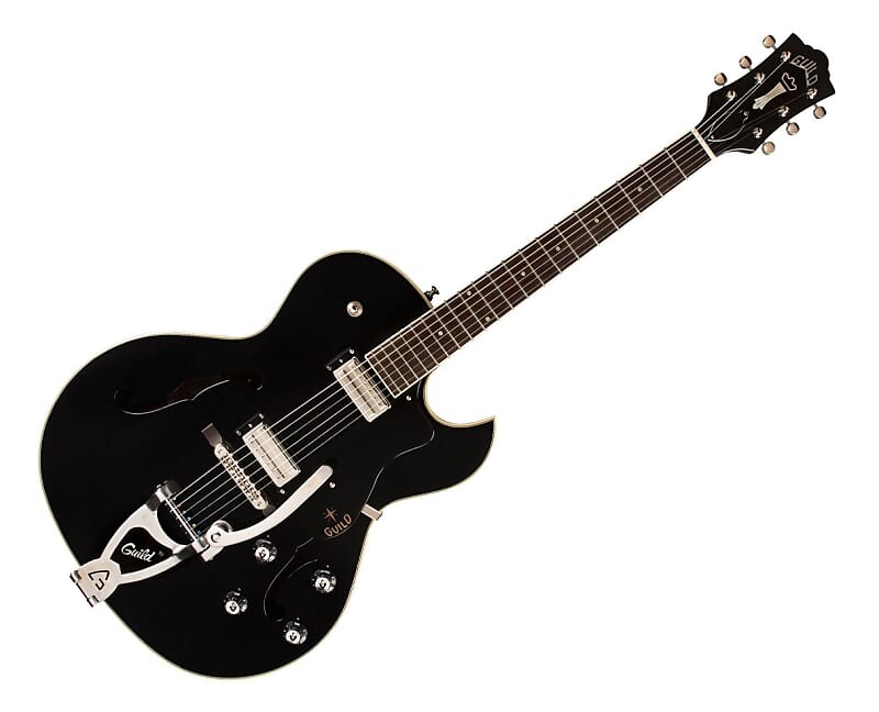 

Электрогитара Guild Starfire III Hollowbody Electric Guitar w/ GVT - Black