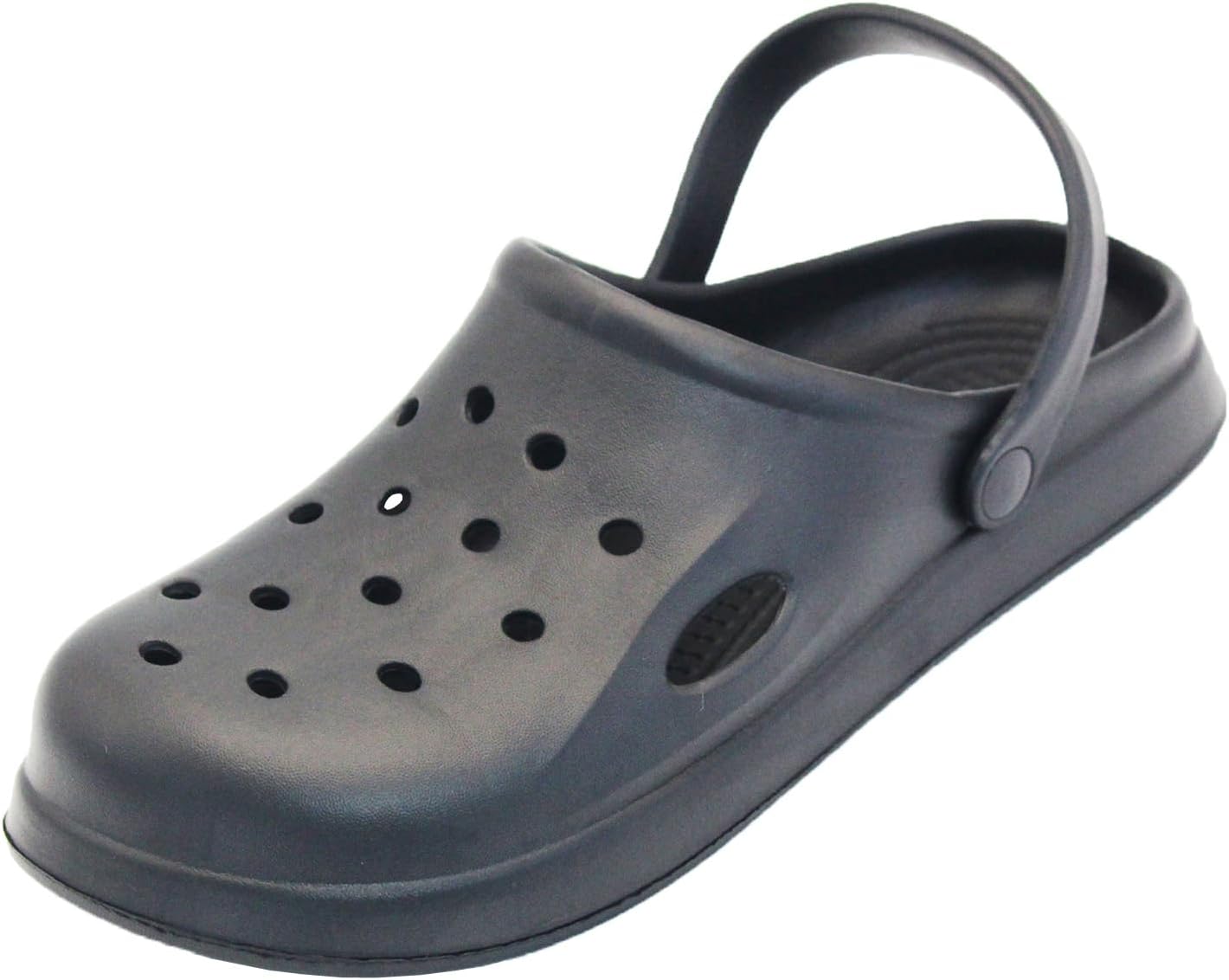 

Мягкие садовые сабо для женщин и мужчин, тапочки с задником на каблуке, мюли, сандалии, легкие домашние тапочки, пляжная и повседневная обувь, нескользящая подошва с воздушной подушкой Glmdkai, черный