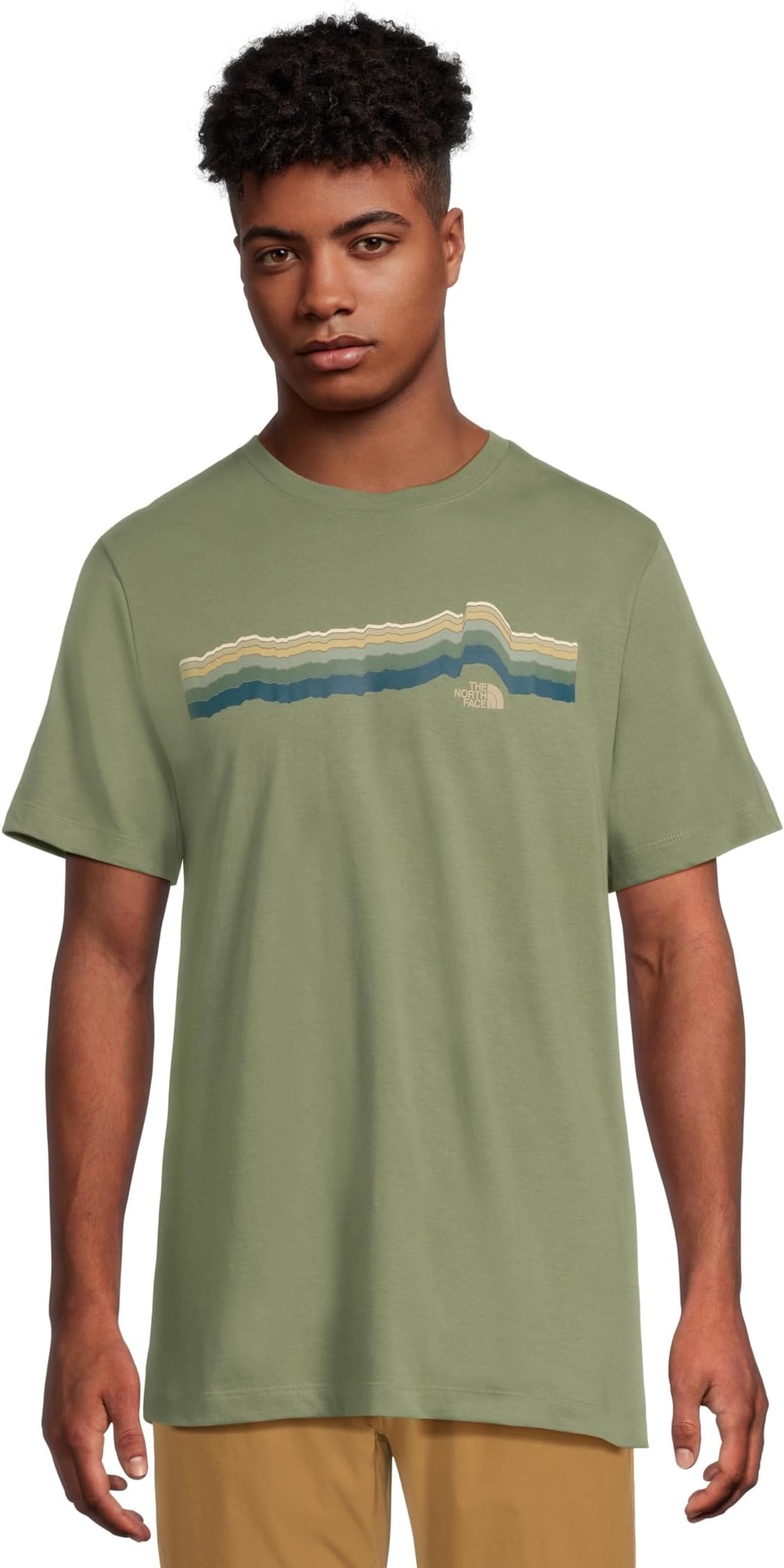 

Футболка The North Face Evolution Tequila Sunrise Short Sleeve Tee Graphic, цвет Bark Mist