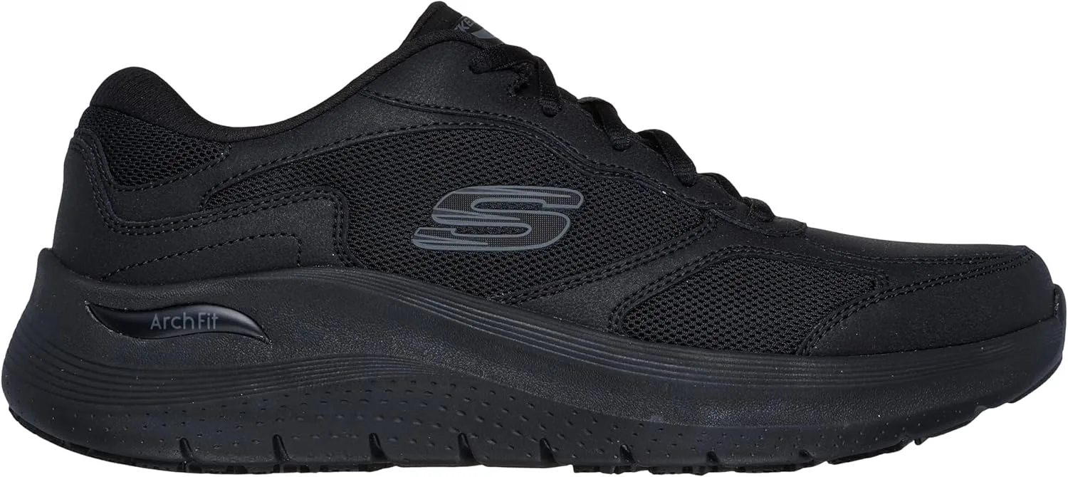 Мужские рабочие ботинки Skechers Arch Fit 2.0 Sr предназначены для работы без использования электроинструментов, черный — фото 3