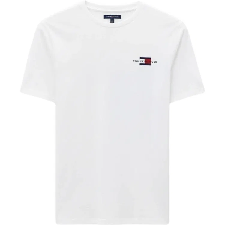 Футболка мужская белая crew neck Tommy Hilfiger, White