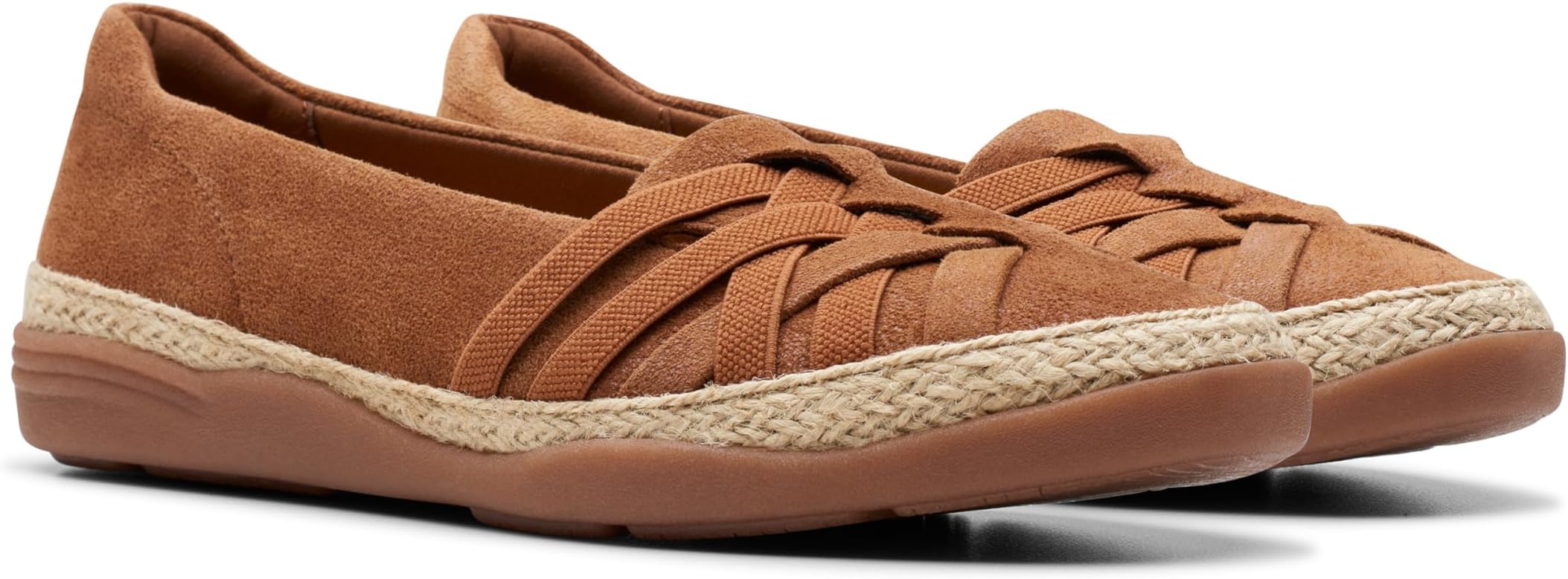 Балетки Clarks Elaina Petal, Tan Suede