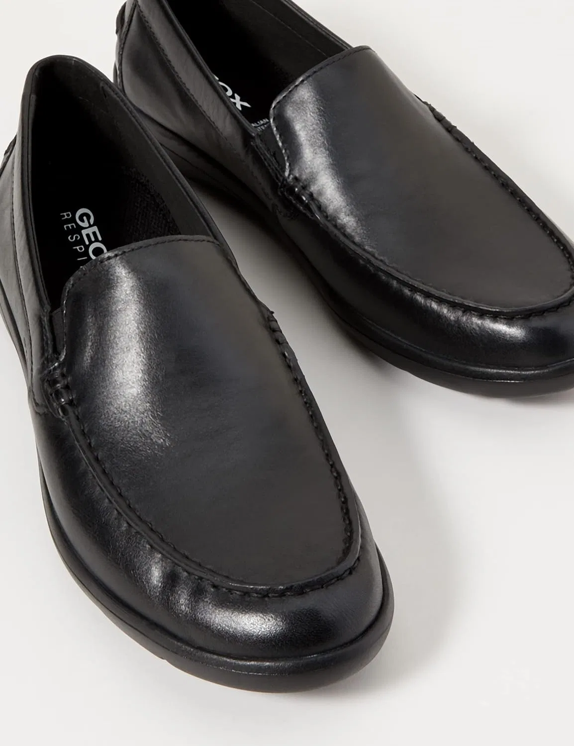 Мужские мокасины Geox U Leitan E, Black — фото 2