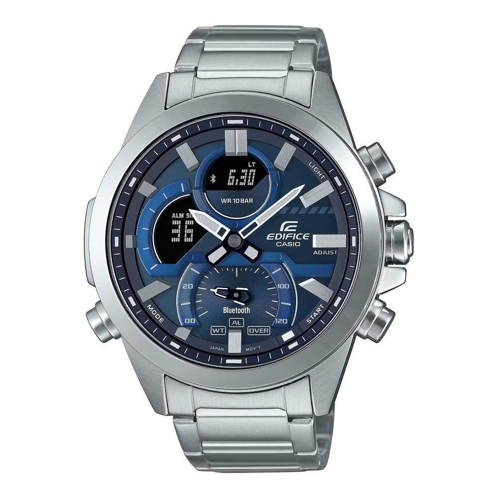 

Часы из серой нержавеющей стали Casio