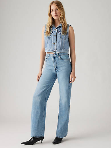 

Джинсы женские Ribcage Wide Leg Levi's, цвет Far And Wide - Light Wash