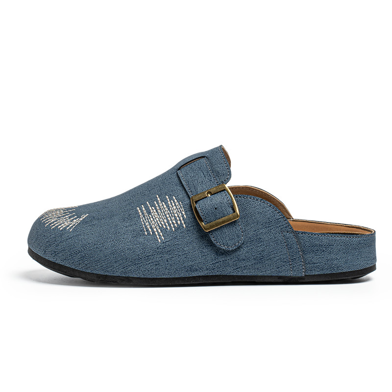 

HUANAI Тихие закрытые тапочки мужские джинсово-синие, цвет Denim Blue