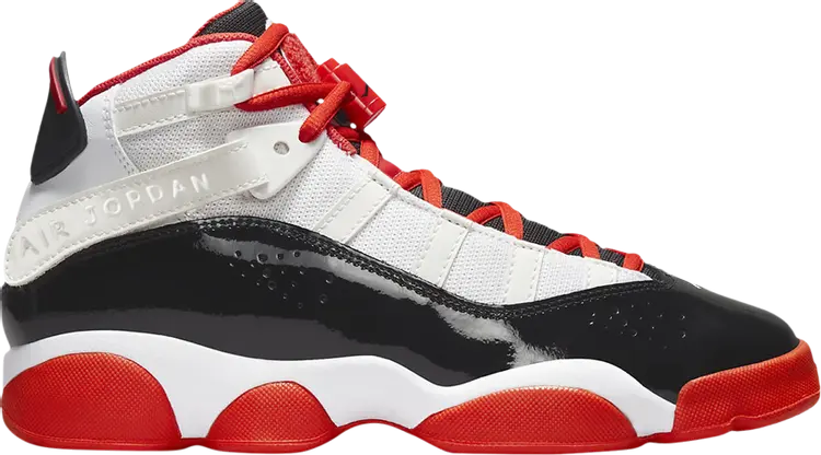 

Кроссовки Jordan 6 Rings GS 'White Black Team Orange', белый